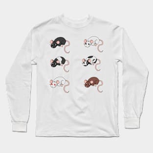 Mousie Sticker Sheets Long Sleeve T-Shirt